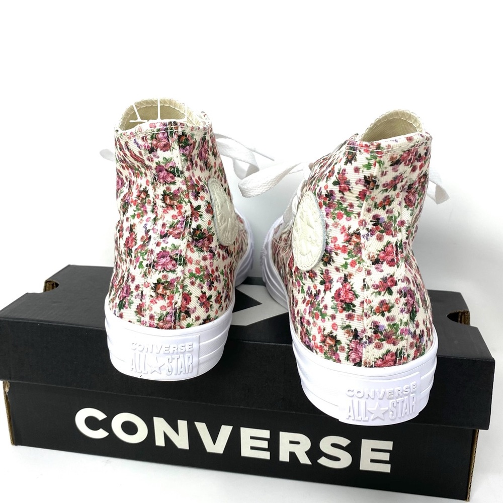 Converse Chuck Taylor All Star High  Floral Foam Women's Size 164659C - Picture 9 of 11